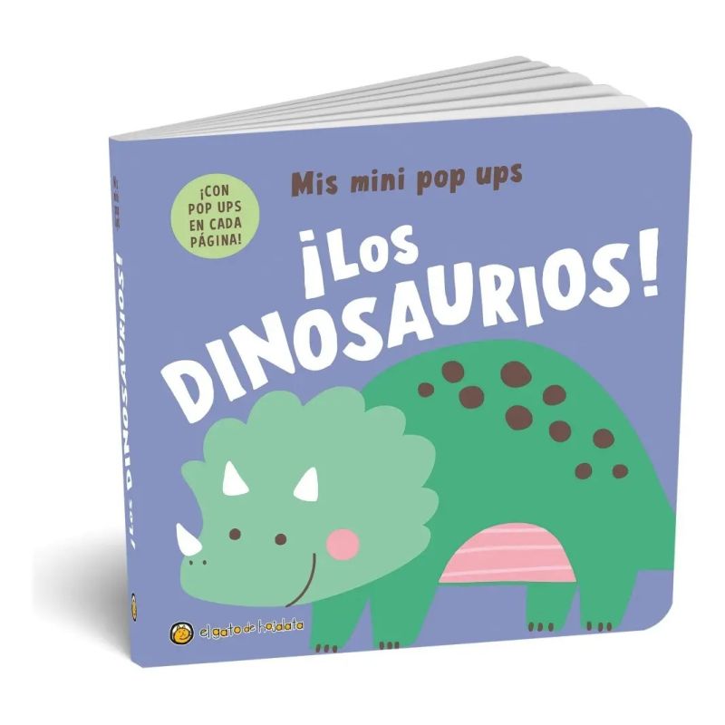 DINOSAURIOS - MIS MINI POP UPS - CARTONE - MAYUSCULAS
