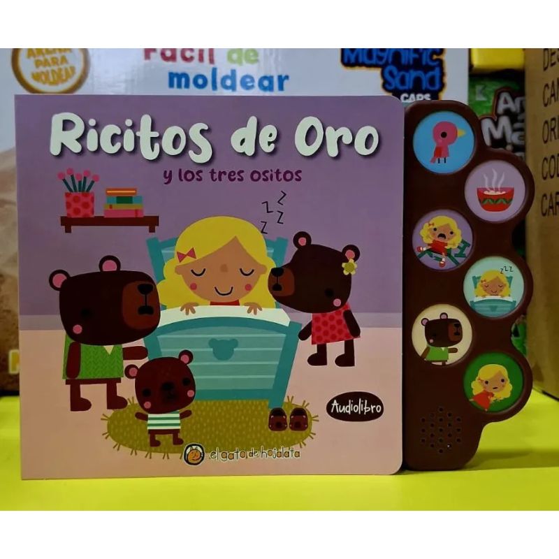 RICITOS DE ORO - CLASICOS CON SONIDO - CARTONE - Miniatura 2