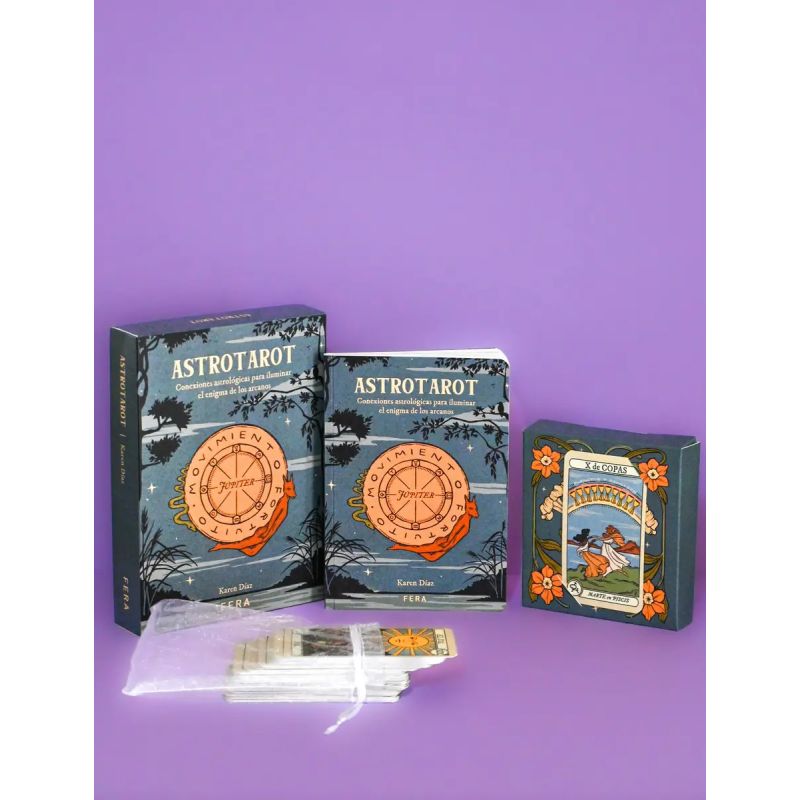 ASTROTAROT - LIBRO + BARAJA - CONEXIONES ASTROLOGICAS PARA ILUMINAR EL ENIGMA DE LOS ARCANOS