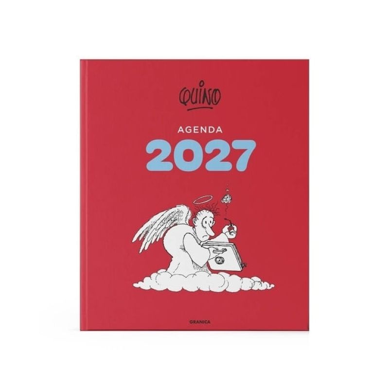 AGENDA 2027 QUINO ENCUADERNADA ROJA - TD