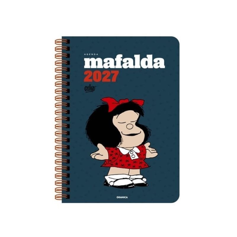 AGENDA 2027 MAFALDA ANILLADA COLUMNAS AZUL - TD