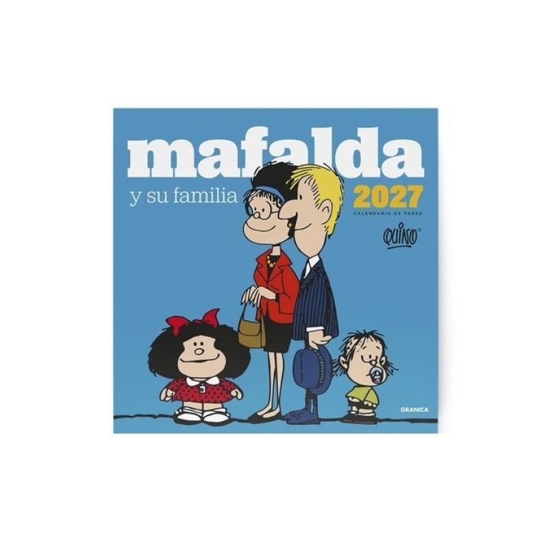 CALENDARIO 2027 MAFALDA DE PARED FAMILIA