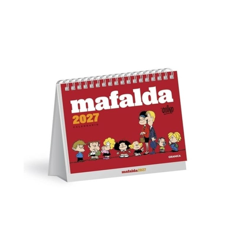 CALENDARIO 2027 MAFALDA ESCRITORIO MENSUAL