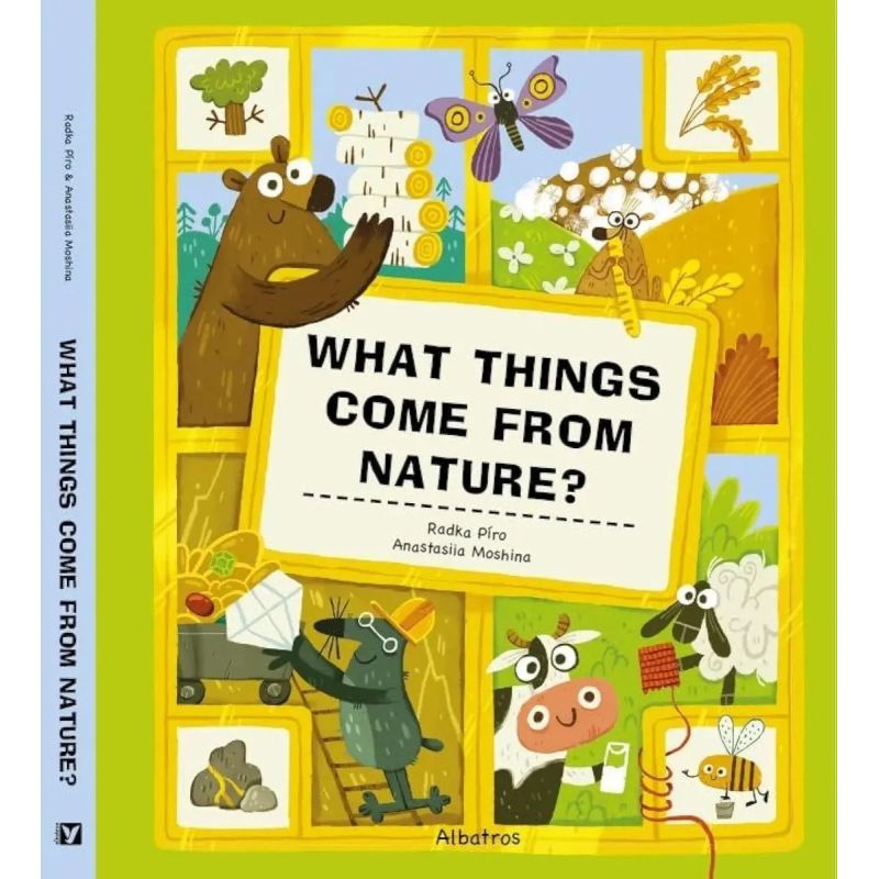 WHAT THINGS COME FROM NATURE ? - LIFT THE FLAP - NOVELTY BOOK