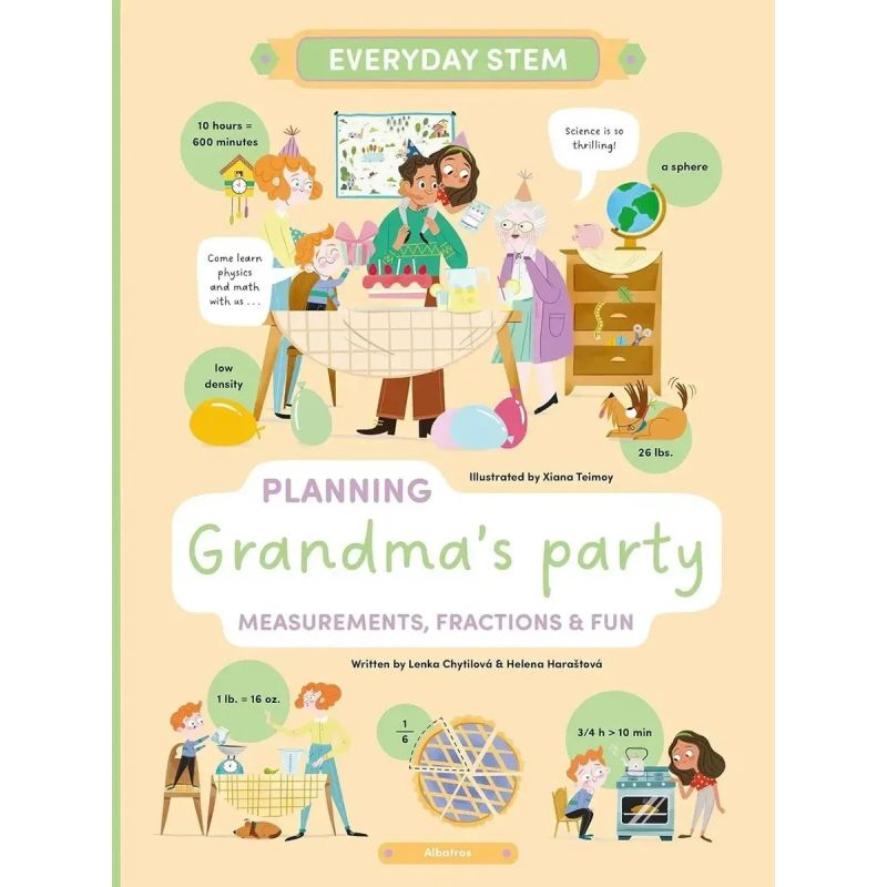 PLANNING GRANDMA'S PARTY - MEASUREMENTS, FRACTIONS AND FUN - HB