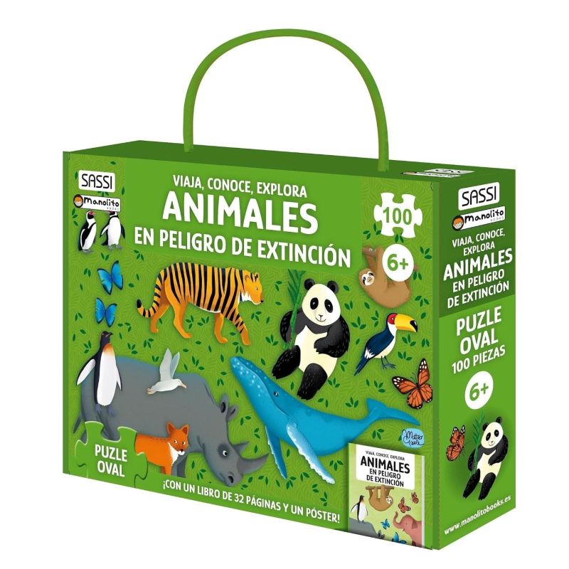 ANIMALES EN PELIGRO DE EXTINCION - MINI VIAJA, CONOCE, EXPLORA