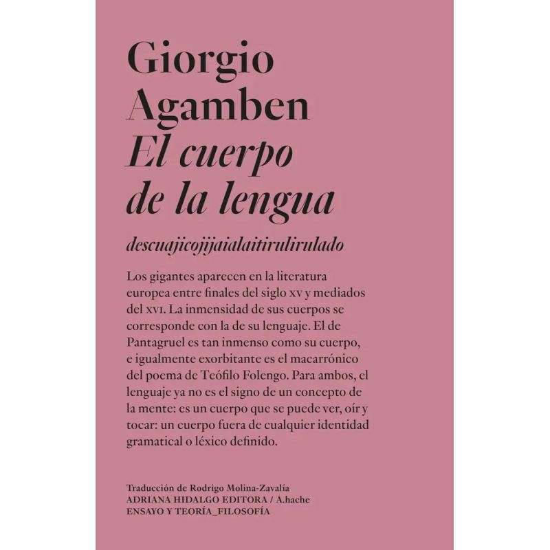 CUERPO DE LA LENGUA, EL