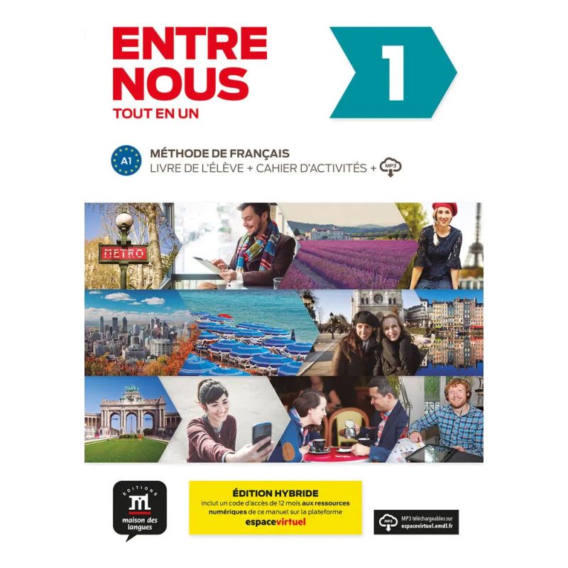 ENTRE NOUS 1 A1 - LIVRE + CAHIER