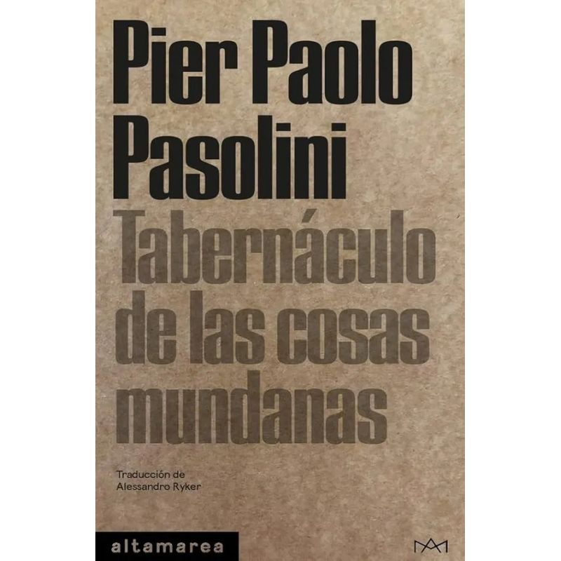 TABERNACULO DE LAS COSAS MUNDANAS