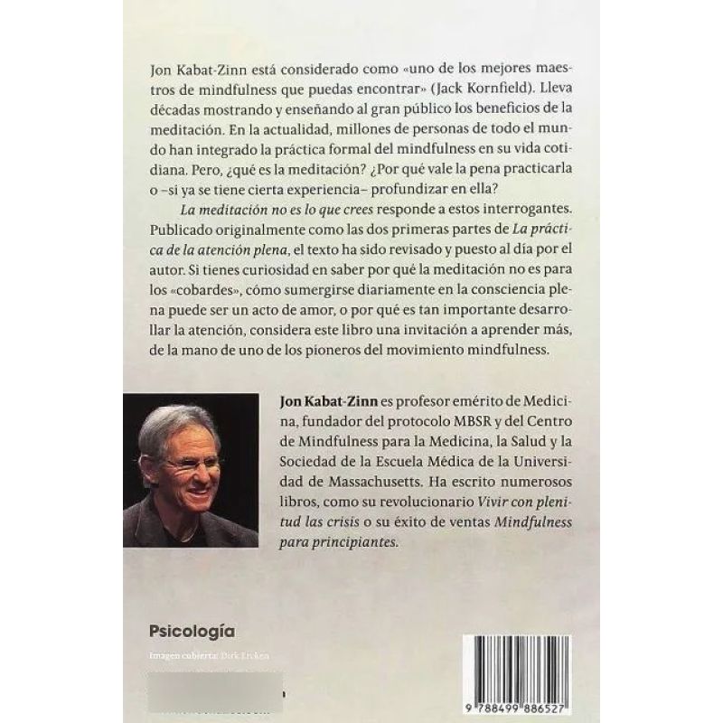 MEDITACION NO ES LO QUE CREES, LA - POR QUE EL MINDFULNESS ES TAN IMPORTANTE - LIBRO 1 - Miniatura 2