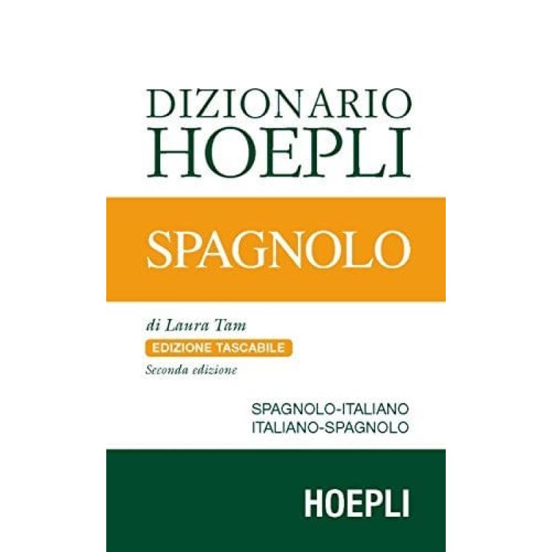 HOEPLI DIZIONARIO SPAGNOLO EDIZIONE TASCABILE
