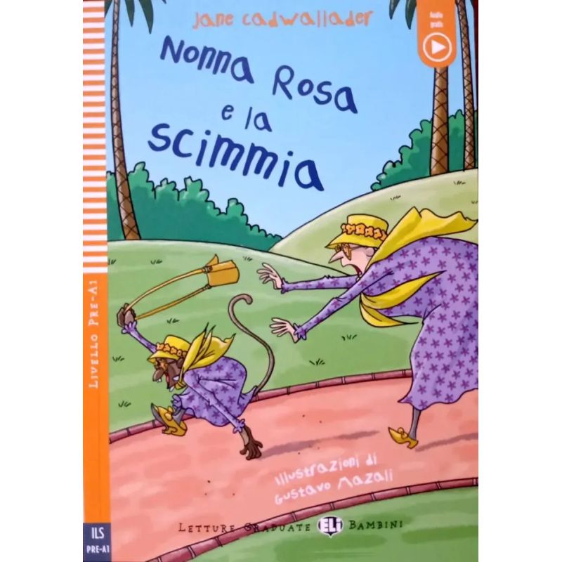 NONNA ROSA E LA SCIMMIA - LETTURE HUB BAMBINI 1 (PRINCIPIANTE ASSOLUTO PREA1)