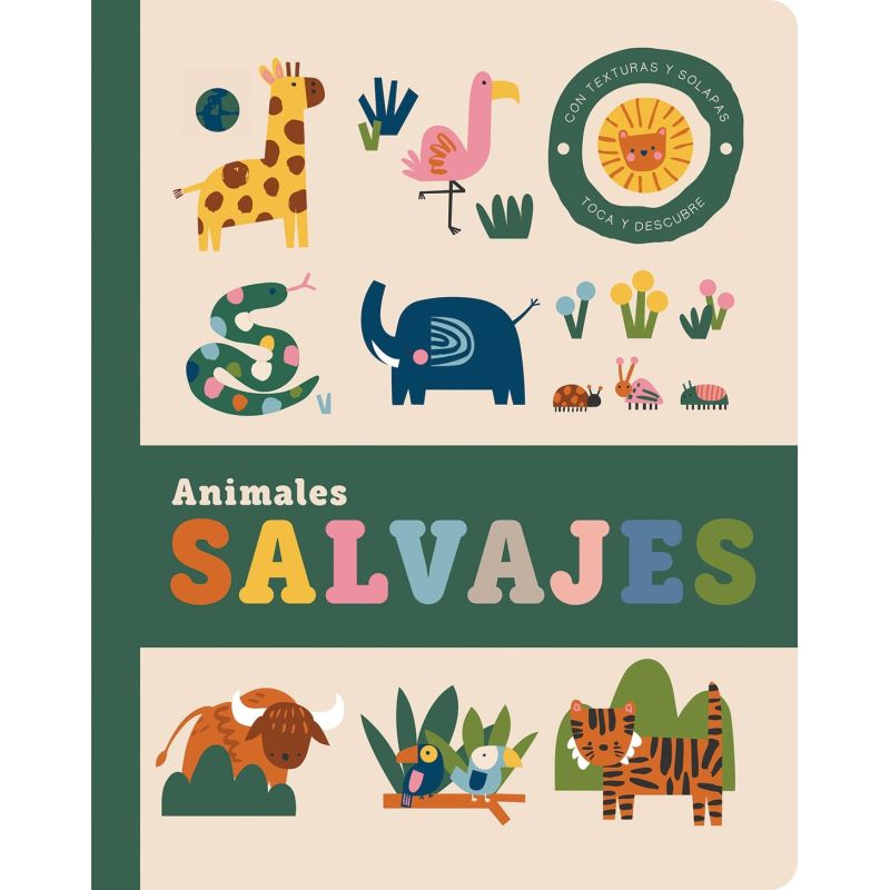 ANIMALES SALVAJES - CARTONE - IMPRENTA MAYUSCULA