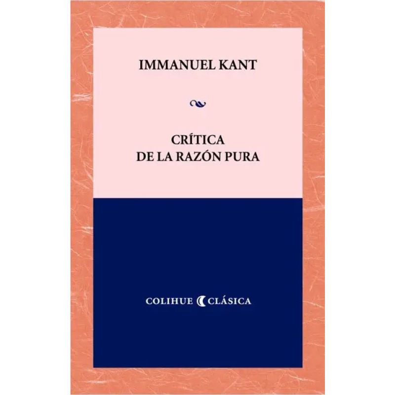 CRITICA DE LA RAZON PURA