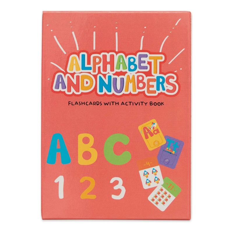 ALPHABET AND NUMBERS - FLASHCARDS + ACTIVITY BOOK - EDUCARDS
