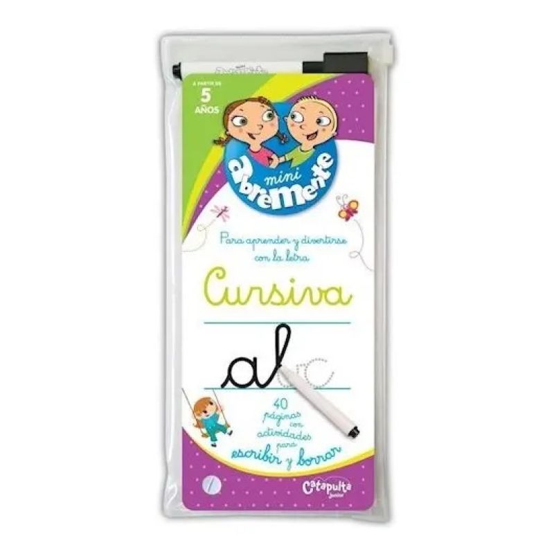 ABREMENTE PARA ESCRIBIR Y BORRAR - CURSIVA