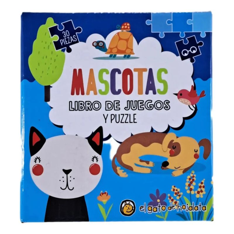 MASCOTAS - LEO Y JUEGO - LIBRO DE JUEGOS Y PUZZLE - Miniatura 2