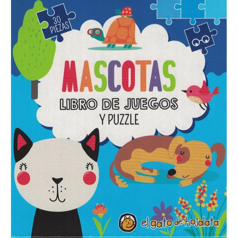 MASCOTAS - LEO Y JUEGO - LIBRO DE JUEGOS Y PUZZLE