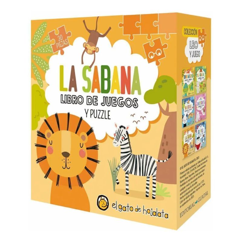 SABANA, LA - LIBRO DE JUEGOS Y PUZZLE - LEO Y JUEGO