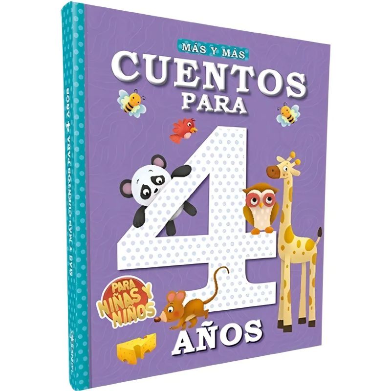 MAS Y MAS… CUENTOS PARA 4 AÑOS - PARA NIÑAS Y NIÑOS - TD