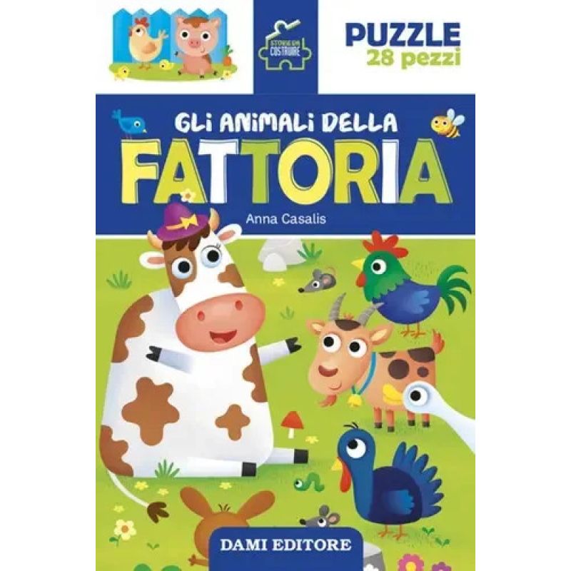 GLI ANIMALI DELLA FATTORIA. STORIE DA COSTRUIRE. EDIZIONE A COLORI. CON PUZZLE 28 PEZZI