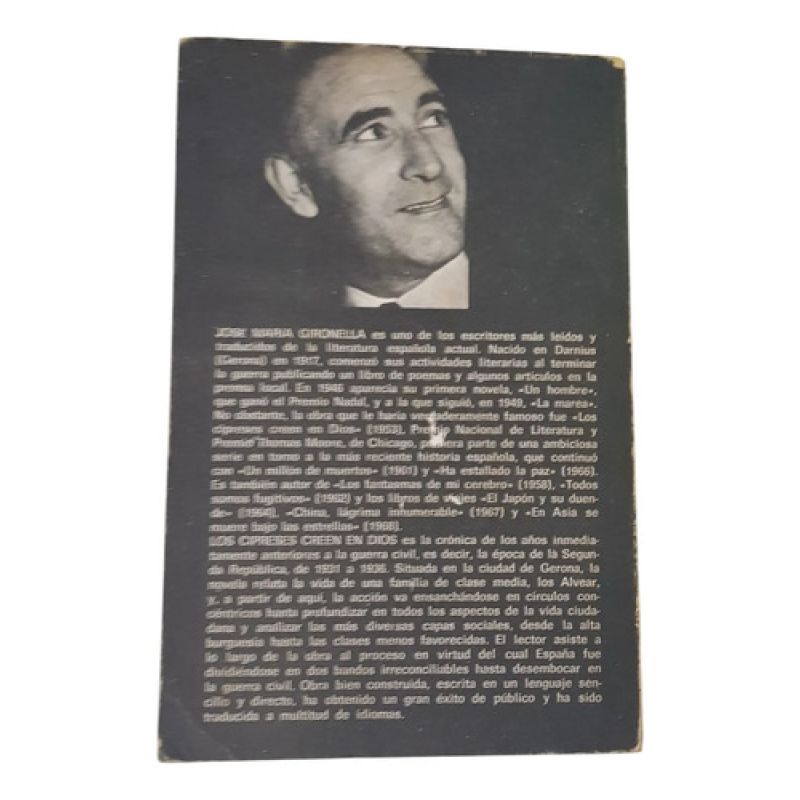 Los Cipreses Creen En Dios - José Maria Gironella - Planeta (Usado) - Miniatura 2