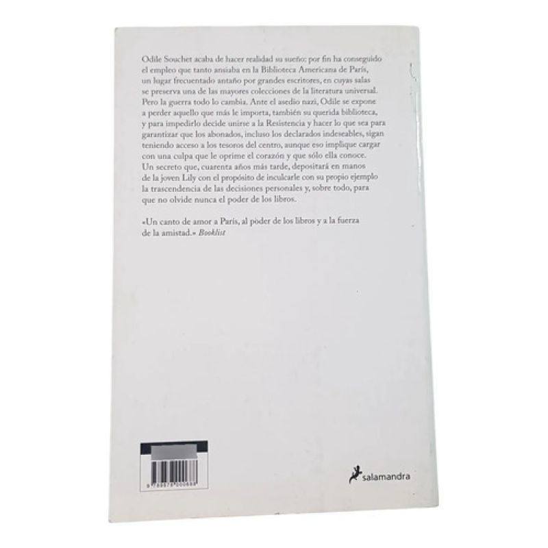 La Biblioteca De Paris - Janet Skeslien Charles -salamandra (Usado) - Miniatura 2