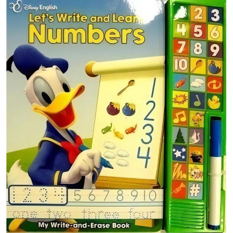 DISNEY ENGLISH-NUMBERS LET´S WRITE
