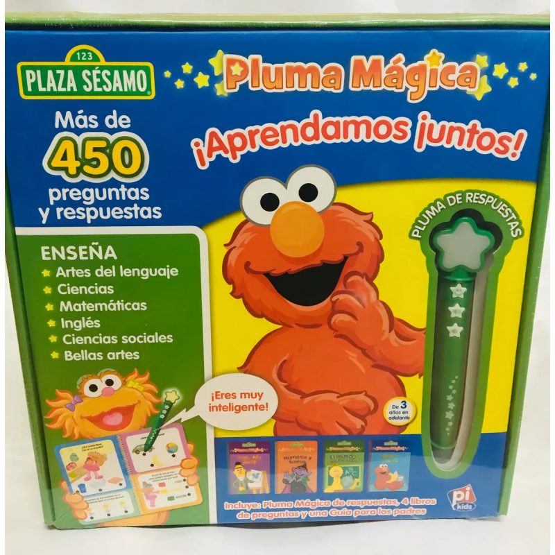PLAZA SESAMO-APRENDJUNTOS PLUMA MAG