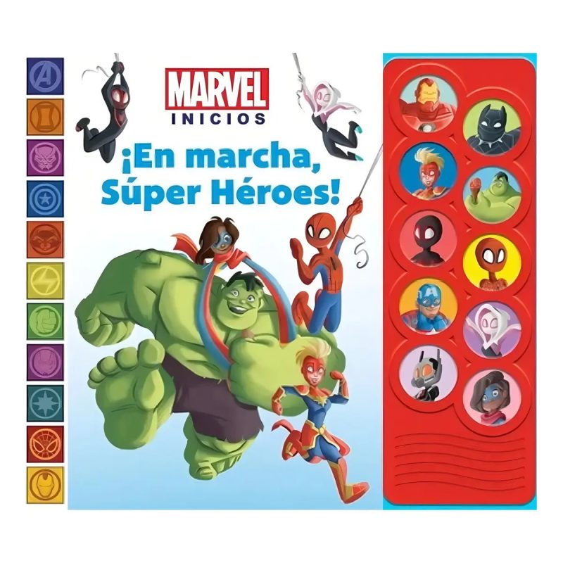 MARVEL EN MARCHA SUPER HEROES SONIDO