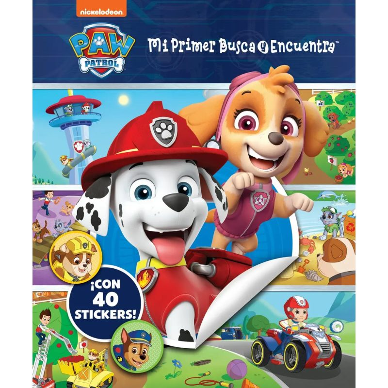 PAW PATROL BUSCA Y ENCUENTRA CON STICKERS