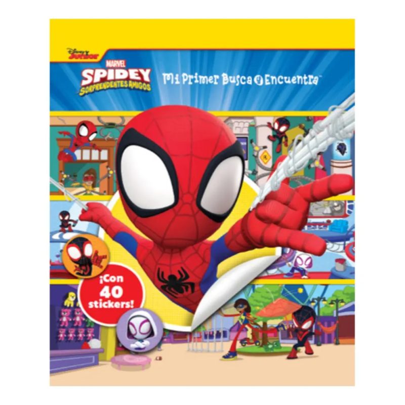 MARVEL SPIDEY BUSCA Y ENC CON STICKERS