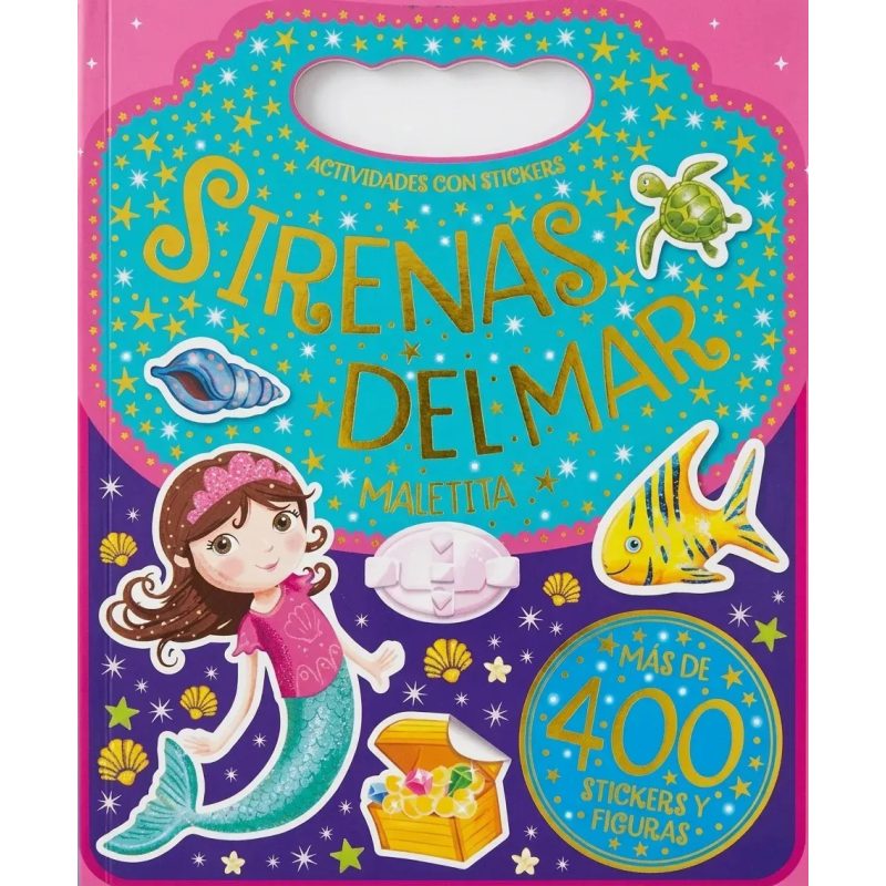 MALETITA SIRENAS DEL MAR + STICKERS