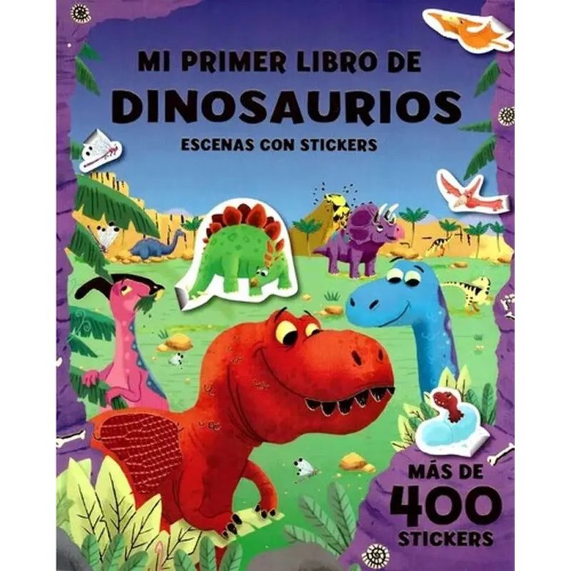 MI PRIMER LIBRO DE DINOSAURIOS + STICKERS