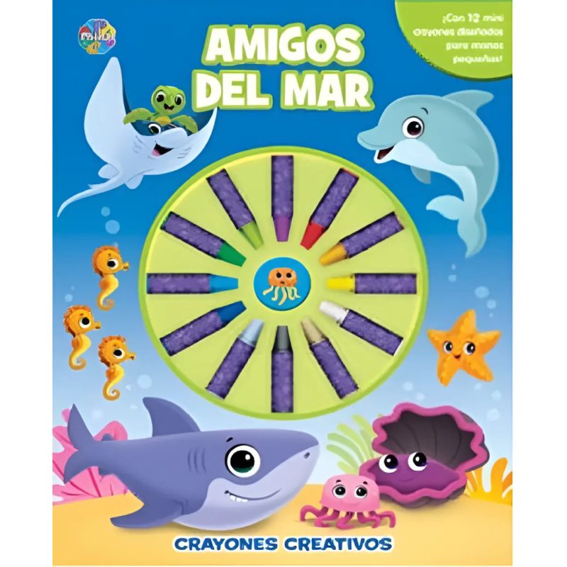 CRAYONES CREATIVOS AMIGOS DEL MAR