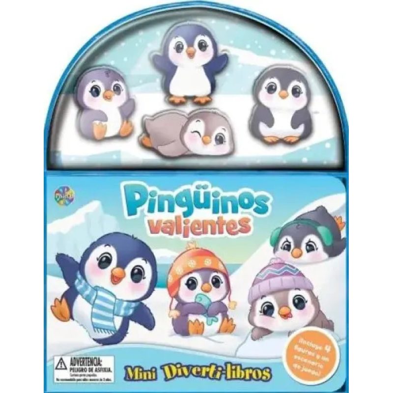 MINI DIVERTILIBROS-PINGUINOS VALIENT