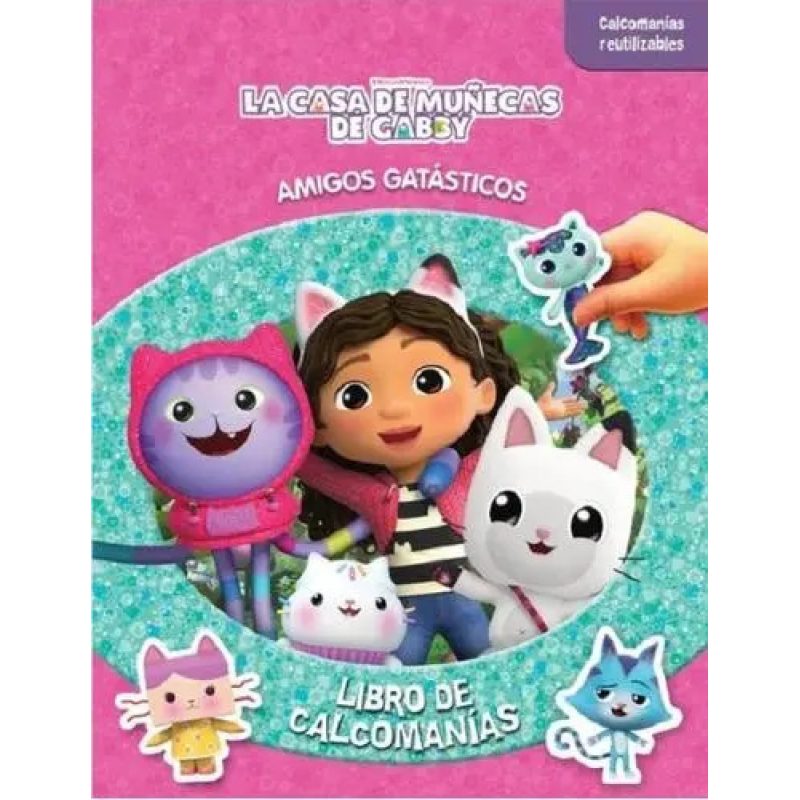 CASA DE MUÑECAS GABBY LIBRO DE CALCO