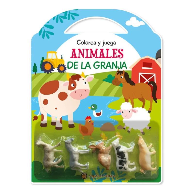 ANIMALES DE LA GRANJA - COLOREA Y JUEGA
