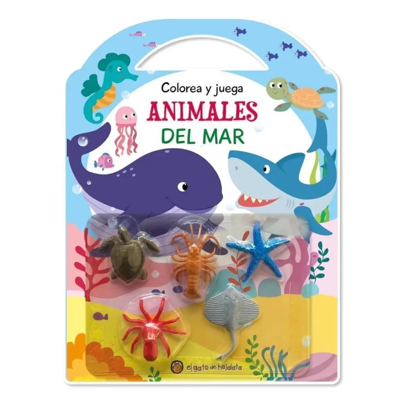ANIMALES DEL MAR - COLOREA Y JUEGA