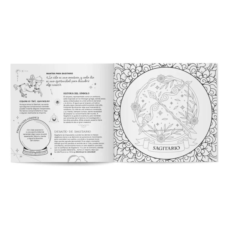 CIRCULO COSMICO CONECTATE Y COLOREA LOS 12 SIGNOS DEL ZODIACO