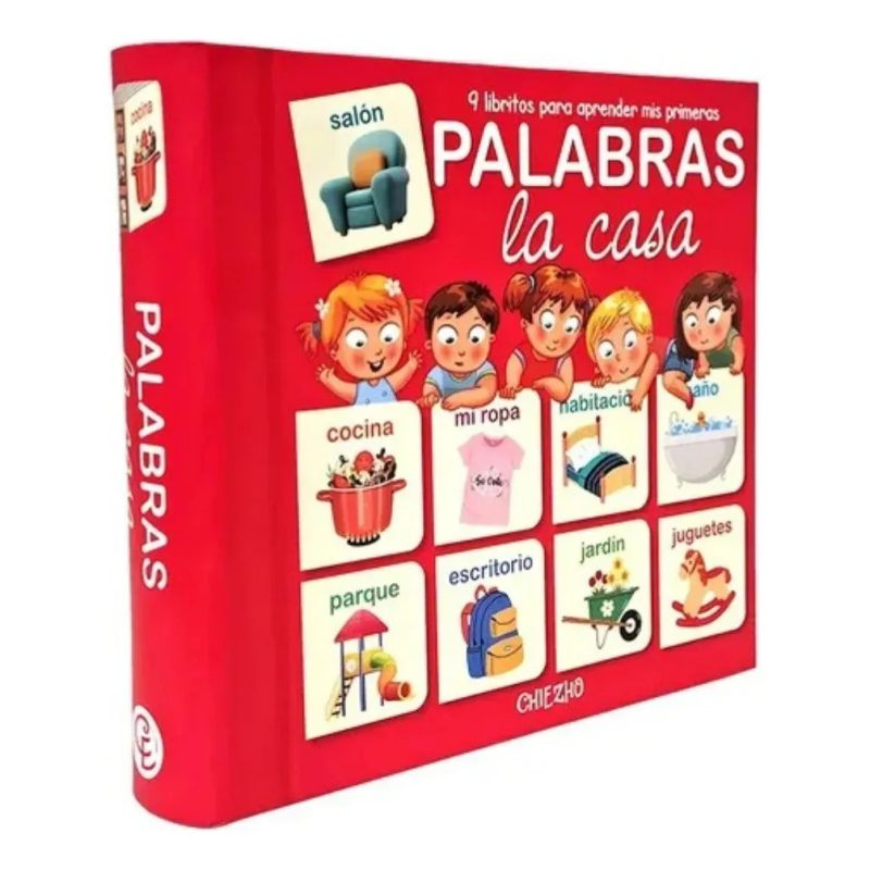 PALABRAS LA CASA - 9 LIBRITOS PARA APRENDER