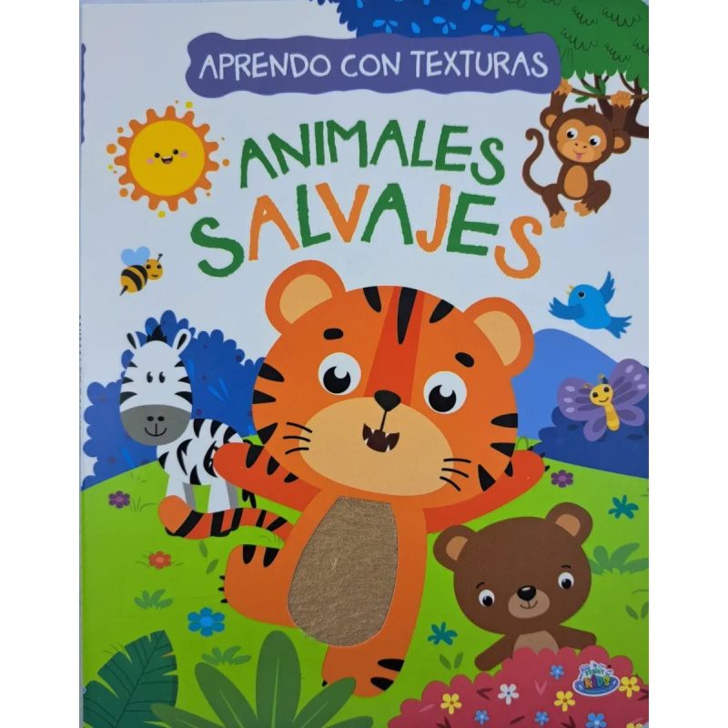APRENDO CON TEXTURAS ANIMALES SALVAJES