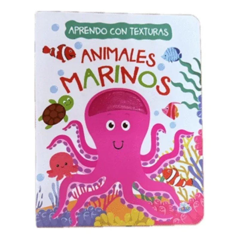 APRENDO CON TEXTURAS ANIMALES MARINOS