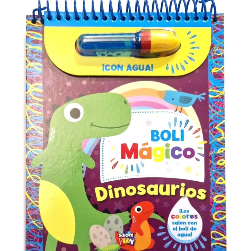 BOLI MAGICO DINOSAURIOS  - LAPIZ CON AGUA