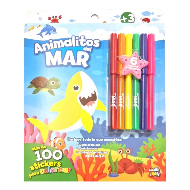 ANIMALITOS DEL MAR + STICKERS
