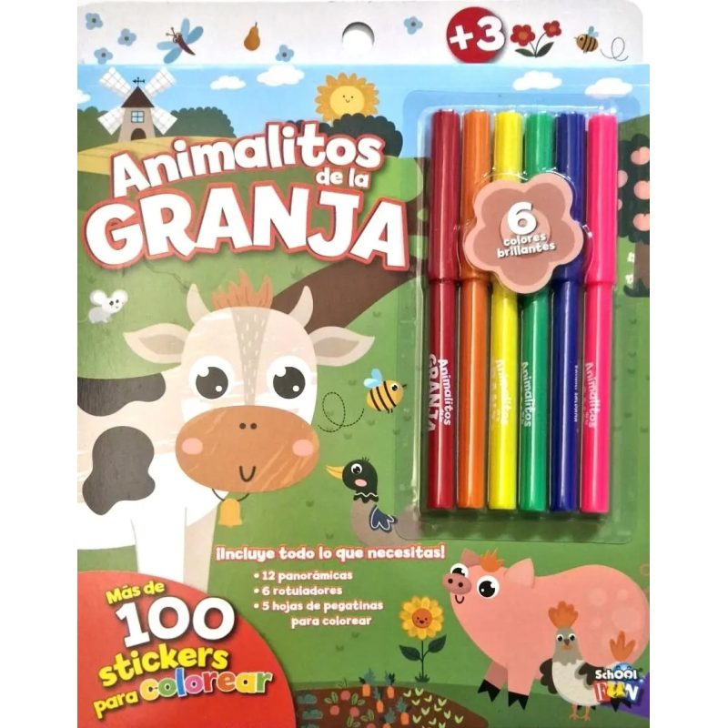 ANIMALITOS DE LA GRANJA + STICKER