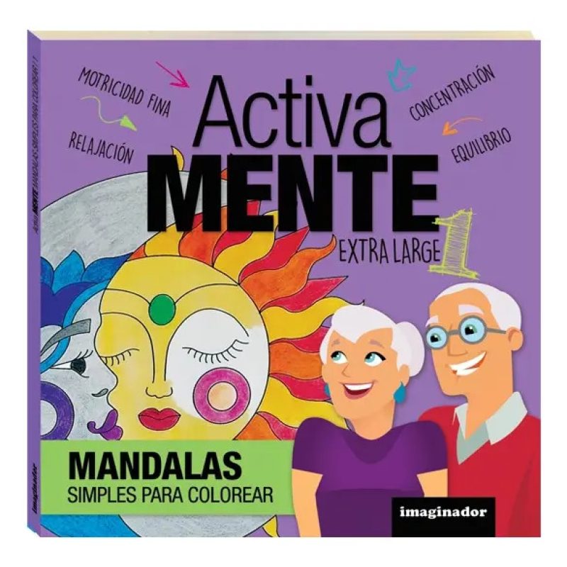 ACTIVA MENTE 1 XL MANDALAS PARA COLOREAR