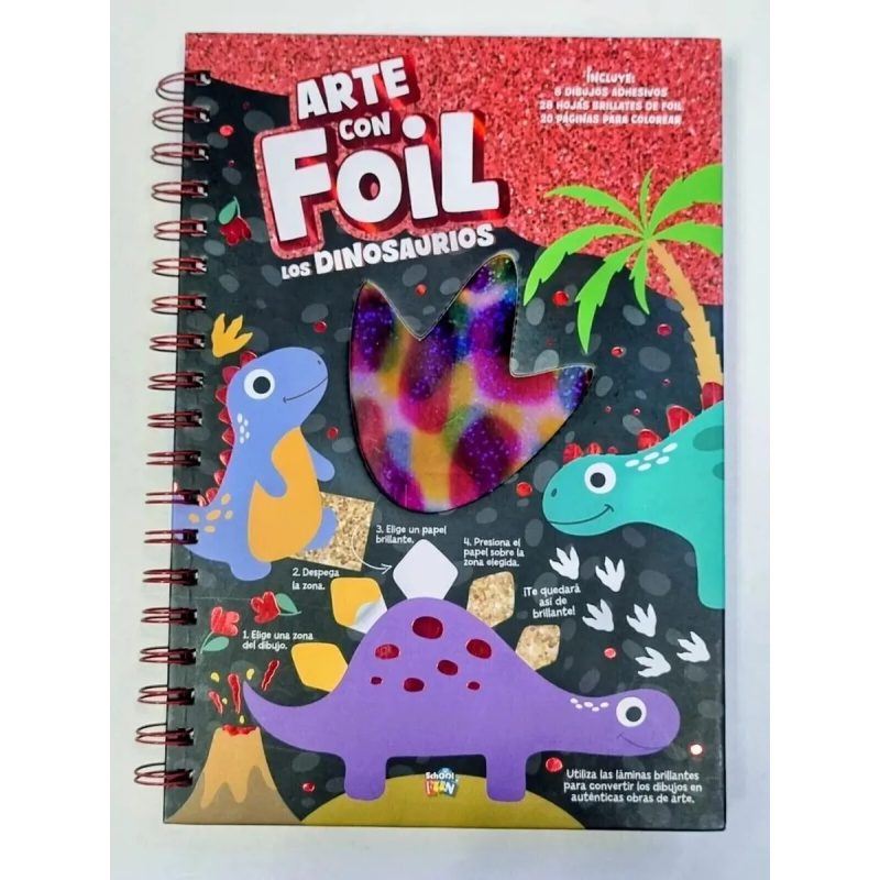 ARTE CON FOIL - LOS DINOSAURIOS