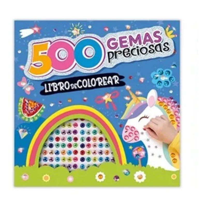 500 GEMAS PRECIOSAS Nº1- LIBRO PARA COLOREAR