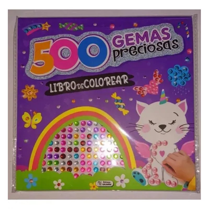 500 GEMAS PRECIOSAS Nº2- LIBRO PARA COLOREAR